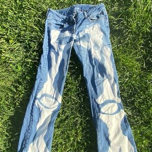 skeleton jeans